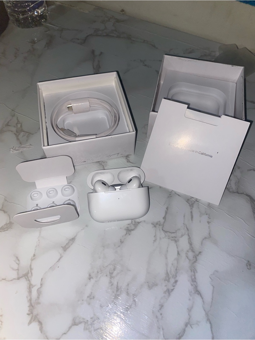 Wireless True Noise-Canceling Earbuds with Charging Case - White